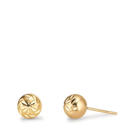 Ørestikker 375/9K guld Ø6 mm