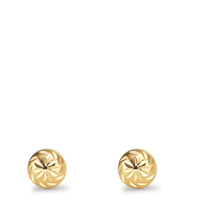Ørestikker 375/9K guld Ø6 mm