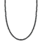 Collier Rustfrit stål Hæmatit 3 mm 42 cm