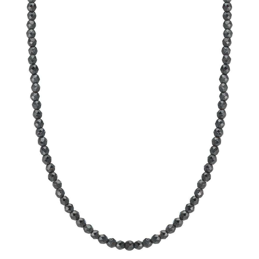 Collier Rustfrit stål Hæmatit 3 mm 42 cm