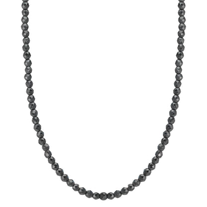 Collier Rustfrit stål Hæmatit 3 mm 42 cm
