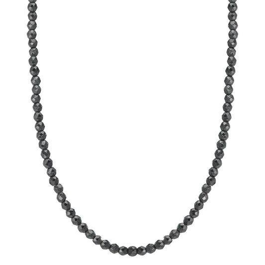 Collier Rustfrit stål Hæmatit 3 mm 42 cm