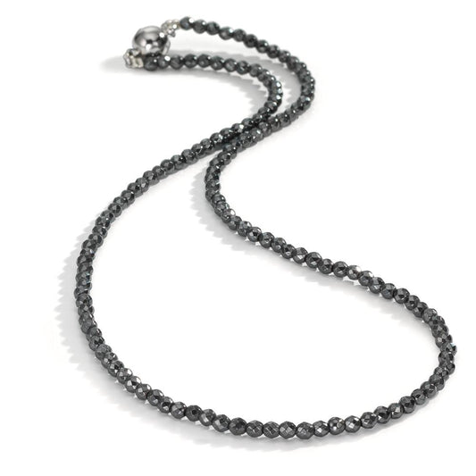 Collier Rustfrit stål Hæmatit 3 mm 42 cm