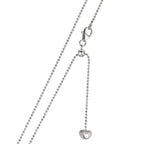 Collier Sølv rhodineret Tahitisk perle, 10 mm 38-50 cm