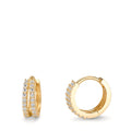 Click kreoler 375/9K guld Zirconia 36 Sten