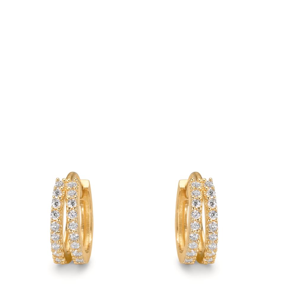 Click kreoler 375/9K guld Zirconia 36 Sten