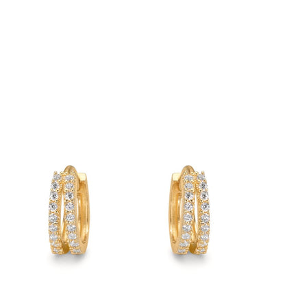 Click kreoler 375/9K guld Zirconia 36 Sten