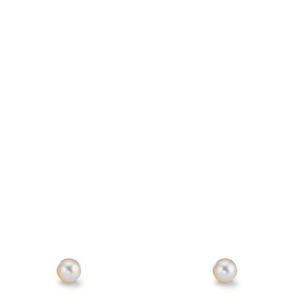Ørestikker 375/9K guld Skinnende perler, 2 Perler 2-2.5 mm