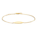 Armbånd 375/9K guld 16-18 cm