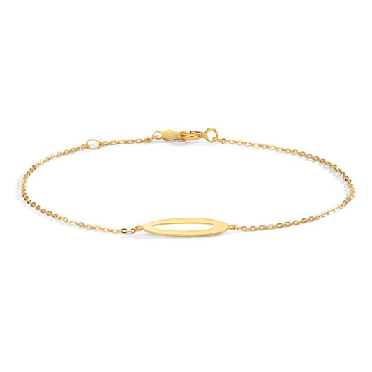 Armbånd 375/9K guld 16-18 cm