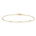 Armbånd 375/9K guld 16-18 cm