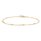 Armbånd 375/9K guld 16-18 cm
