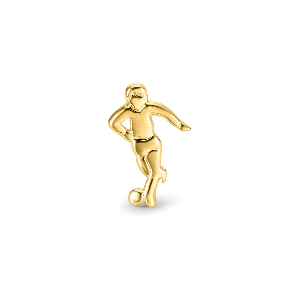 Ørestik 1 stk 375/9K guld Fodbold