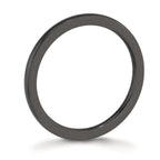 Indsæt ring Rustfrit stål sort IP belagt