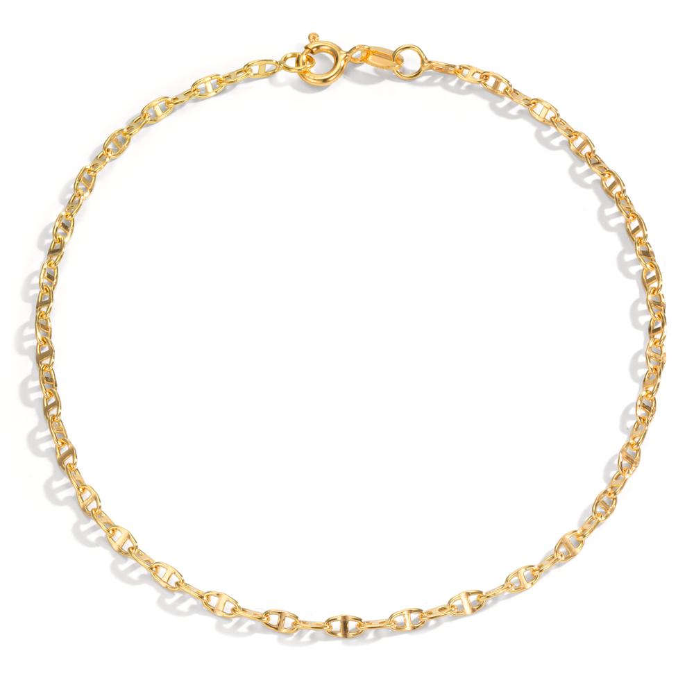 Ankelkæde 585/14K guld 25 cm