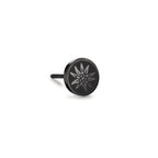 Ørestik 1 stk Rustfrit stål sort IP belagt Edelweiss Ø8 mm