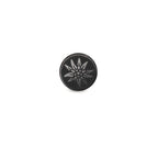 Ørestik 1 stk Rustfrit stål sort IP belagt Edelweiss Ø8 mm