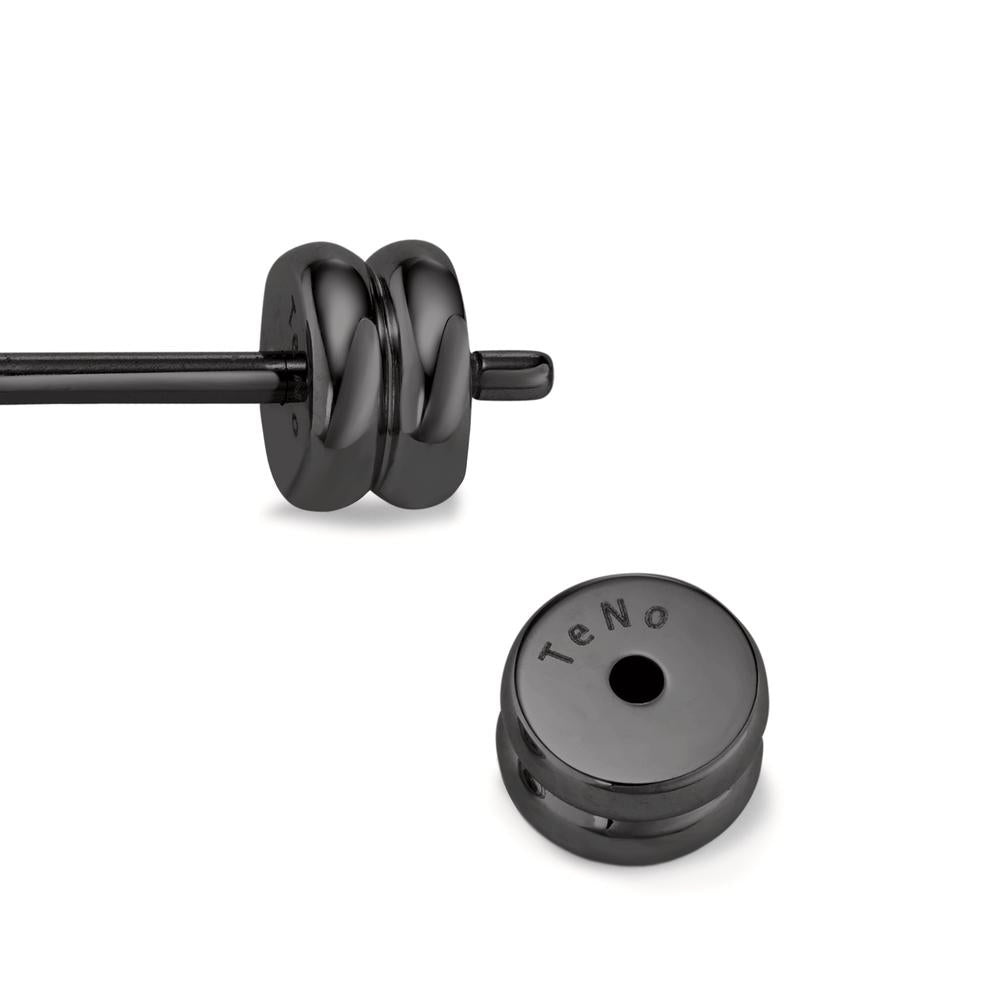 Ørestik 1 stk Rustfrit stål sort IP belagt Edelweiss Ø8 mm