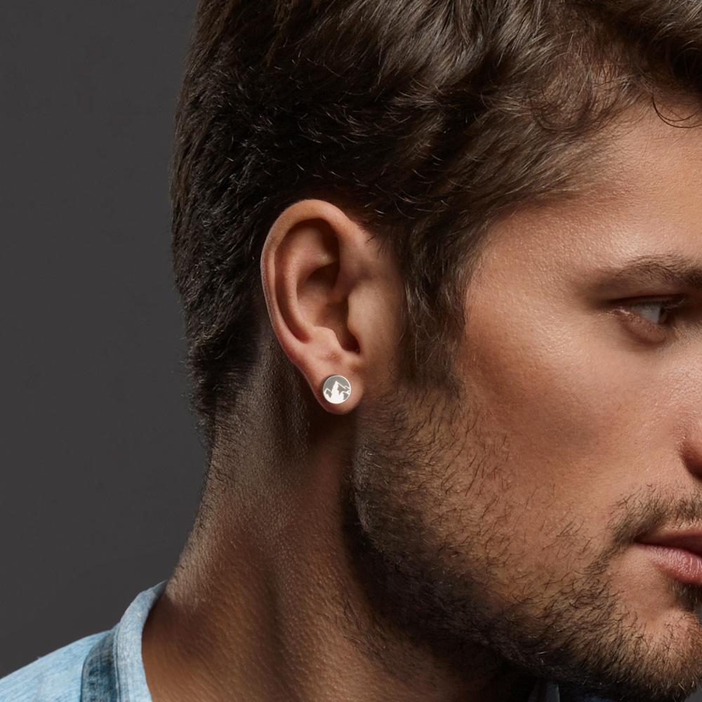 Ørestik 1 stk Rustfrit stål Bjerg Ø8 mm