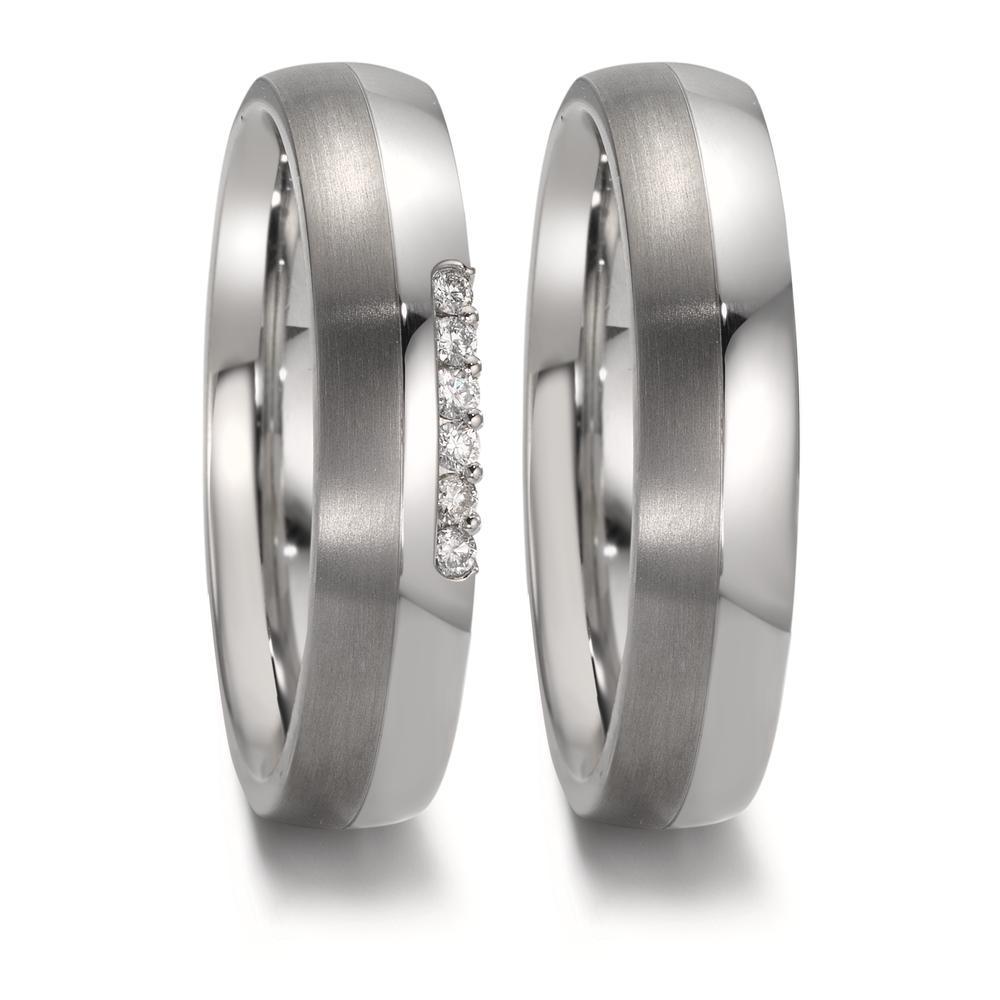 Partnerringe Rustfrit stål, Titanium