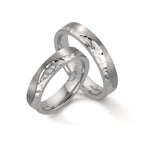 Partnerringe Rustfrit stål, Titanium