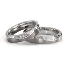 Partnerringe Rustfrit stål, Titanium