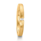 Partnerringe 750/18K guld Diamant 0.015 ct, w-si