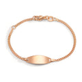 Indgraveret armbånd 750/18K rødguld 12-14 cm