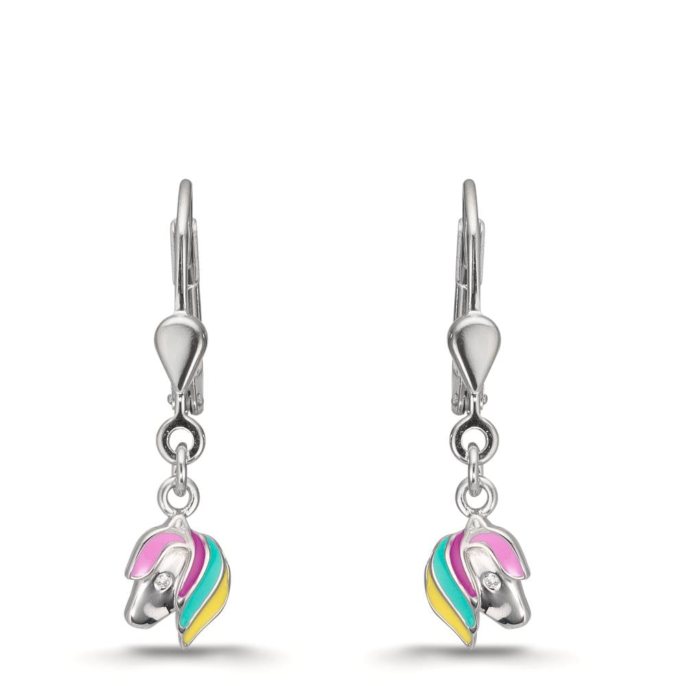 Øreringe Sølv rhodineret Hest