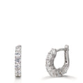 Click kreoler Sølv Zirconia 16 Sten rhodineret
