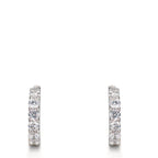 Click kreoler Sølv Zirconia 16 Sten rhodineret