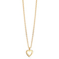 Collier 375/9K guld Hjerte 38-42 cm
