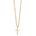 Collier 375/9K guld Kryds 38-42 cm