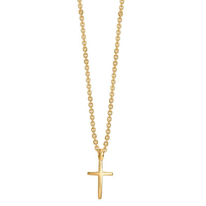 Collier 375/9K guld Kryds 38-42 cm
