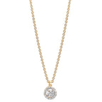 Collier 375/9K guld Zirconia 38-42 cm