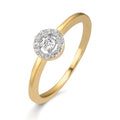 Ringe 375/9K guld Zirconia