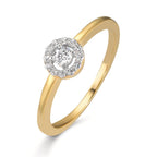 Ringe 375/9K guld Zirconia