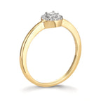 Ringe 375/9K guld Zirconia