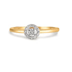 Ringe 375/9K guld Zirconia
