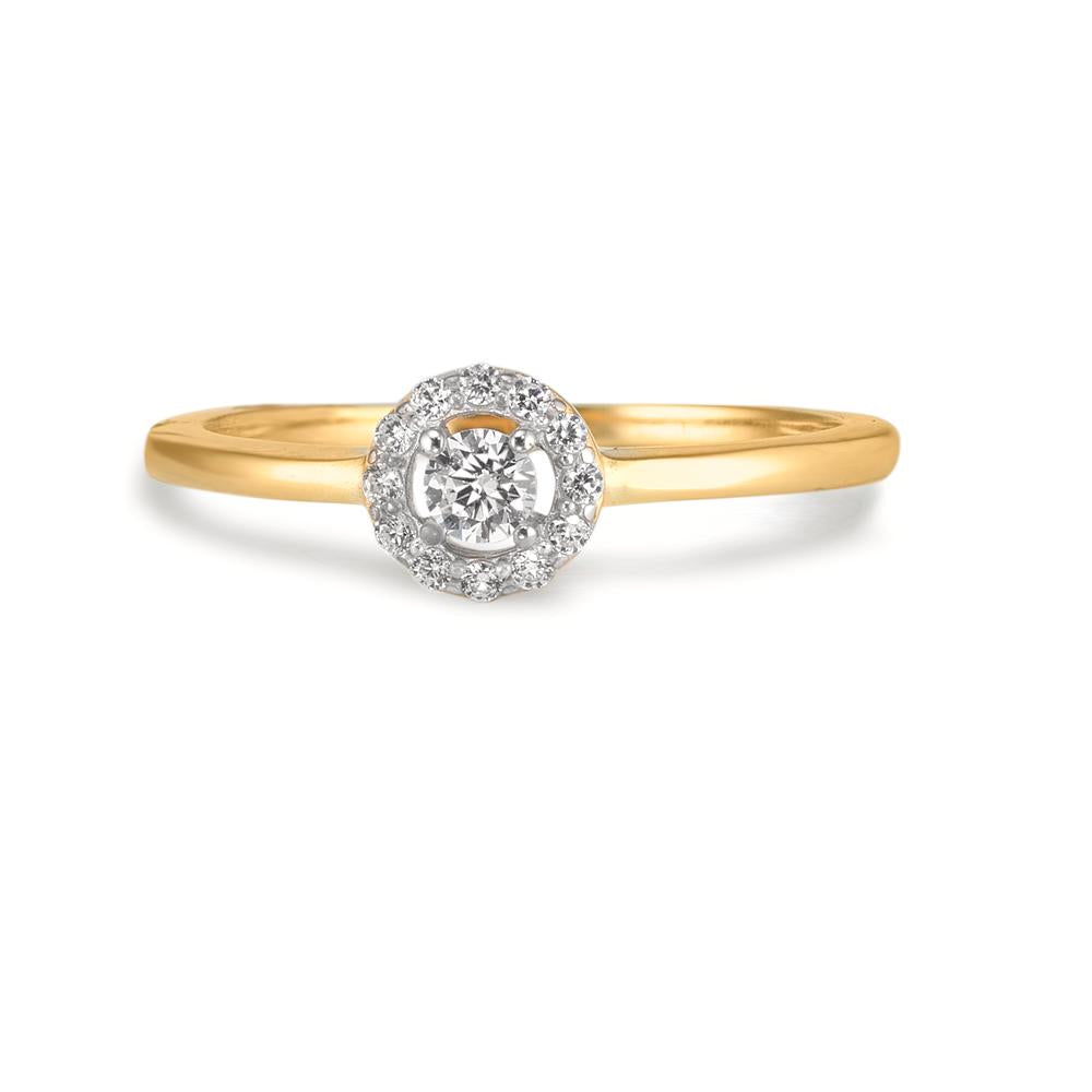 Ringe 375/9K guld Zirconia