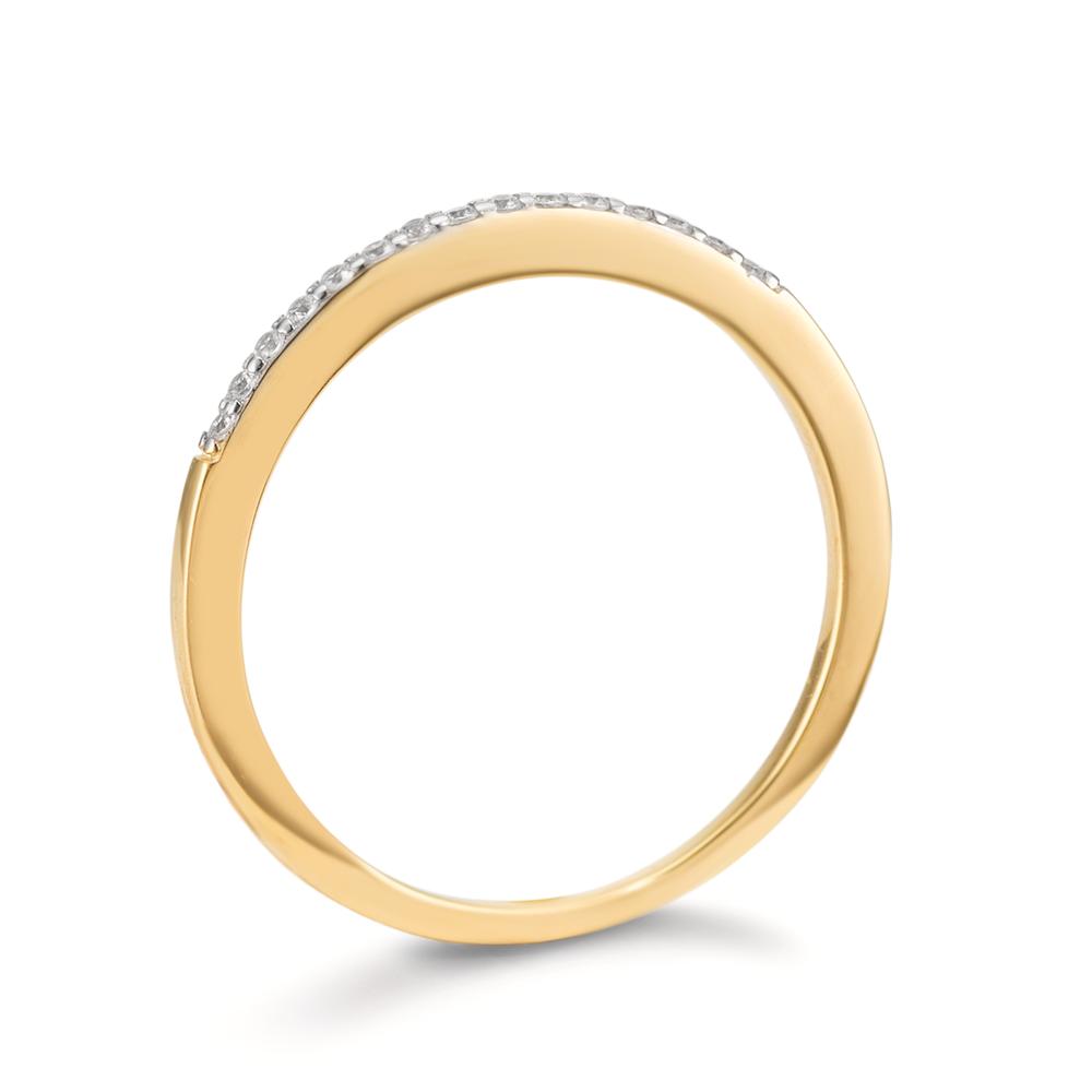Memory ring 375/9K guld Zirconia 15 Sten