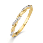 Ringe 375/9K guld Zirconia 18 Sten
