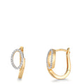 Click kreoler 375/9K guld Zirconia