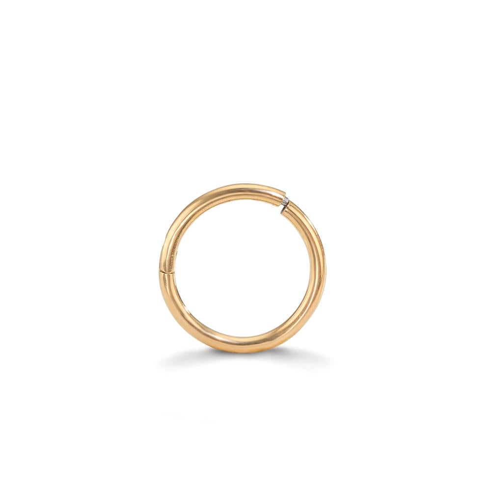 Piercing Kirurgisk stål gul IP belagt Ø10 mm