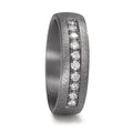 Partnerringe 999 tantal Diamond Lab dyrket 0.25 ct, 10 Sten , tw-vsi