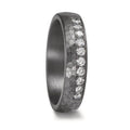 Partnerringe 999 tantal Diamond Lab dyrket 0.25 ct, 10 Sten , tw-vsi