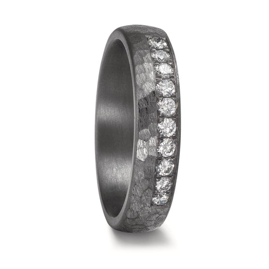 Partnerringe 999 tantal Diamond Lab dyrket 0.25 ct, 10 Sten , tw-vsi