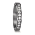 Partnerringe 999 tantal Diamond Lab dyrket 0.25 ct, 10 Sten , tw-vsi