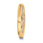 Partnerringe 750/18K guld Diamant 0.132 ct, 13 Sten , tw-vsi