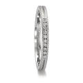 Partnerringe 950 platin Diamant 0.075 ct, 10 Sten , w-si